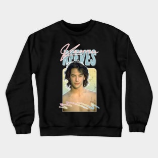 Keanu Reeves // Retro 90s Aesthetic Fan Artwork Crewneck Sweatshirt